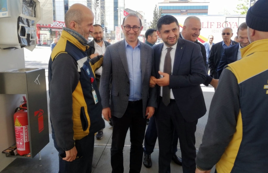 Yahya Çelik Sultanbeyli esnafını ziyaret etti