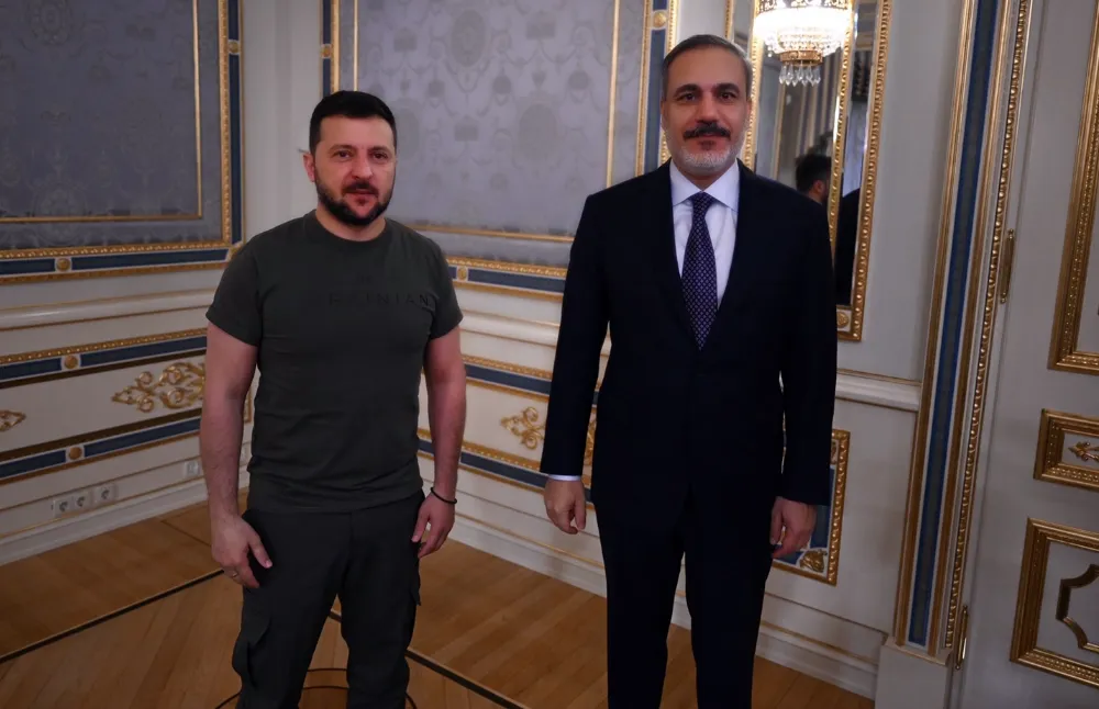 Hakan Fidan, Zelenskiy ile görüştü