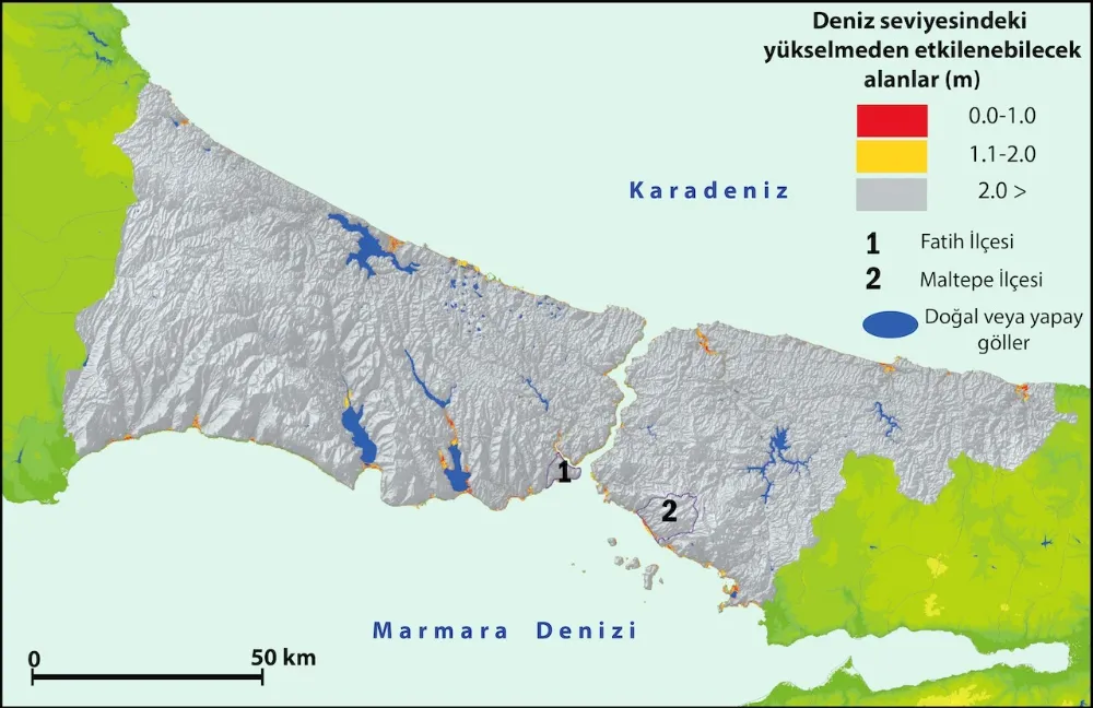 Denizlerde su seviyesi yükseliyor