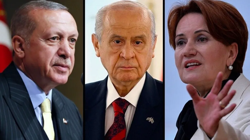 Cumhurbaşkanı Erdoğan, Bahçeli ve Akşener