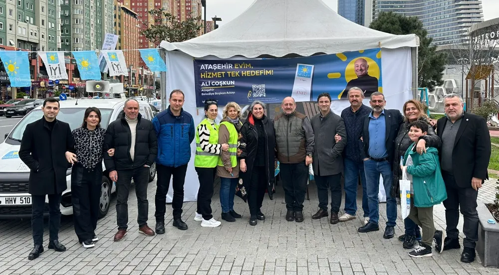 İYİ Parti Ataşehir ilçe teşkilatı sahada göz dolduruyor