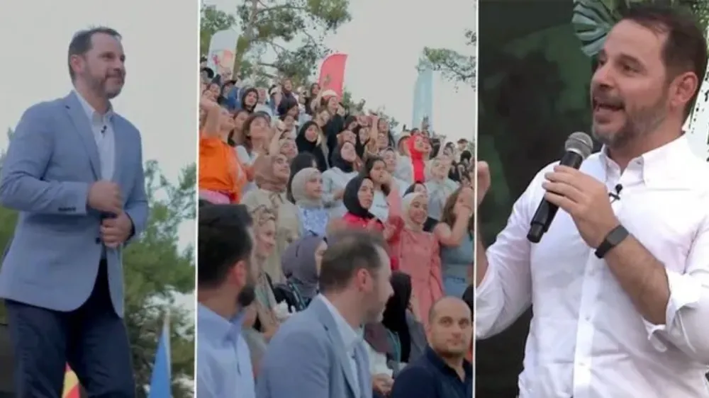 Berat Albayrak, TÜGVA kampında gençlerle buluştu