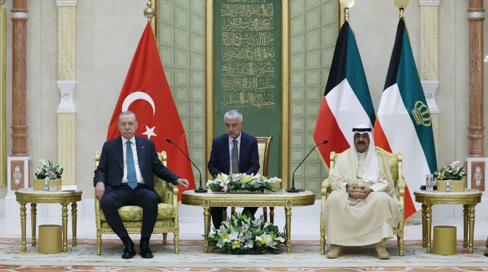 Cumhurbaşkanı Erdoğan, Kuveyt Emiri Sabah ile görüştü