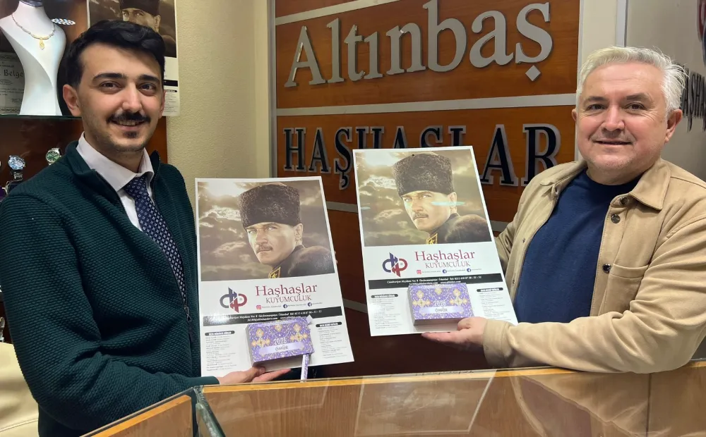 Haşhaşlar’dan Atatürk’lü Yeni Yıl Takvimi Geleneği Devam Ediyor