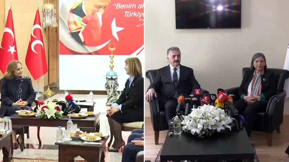 MHP ve DEM Parti ilk kez bayramlaştı