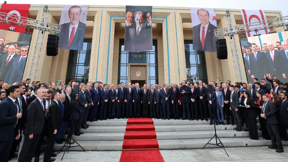 5,5 milyarlık Cumhurbaşkanlığı yerleşkesi açıldı