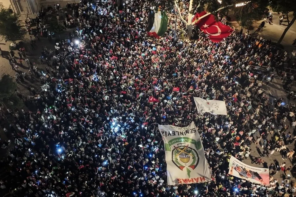 İstanbul’dan Gazze’ye dayanışma yürüyüşü