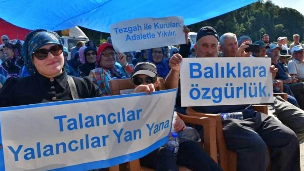 Halk, kafes tipi balık çiftlikleri projelerine isyan etti