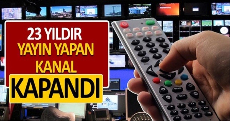 Kanal A kapandı