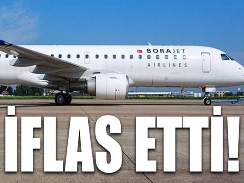 Borajet resmen iflas etti