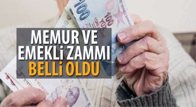 Memur ve emekliye yüzde 5,5 zam