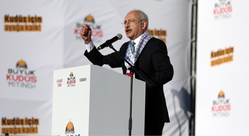 Kılıçdaroğlu ve İmamoğlu Kudüs mitingi