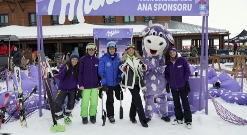 Milka inekleri piste çıktı