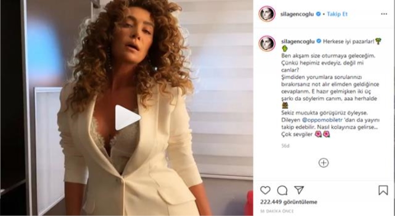Sıla’dan evde kalanlara online konser