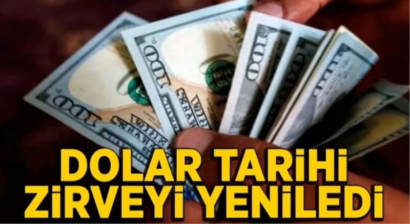 Dolar 7.25 ile tarihi zirveyi yeniledi