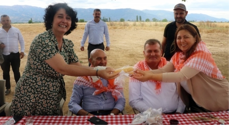 Başkanlardan karakılçık buğdayı hasadı