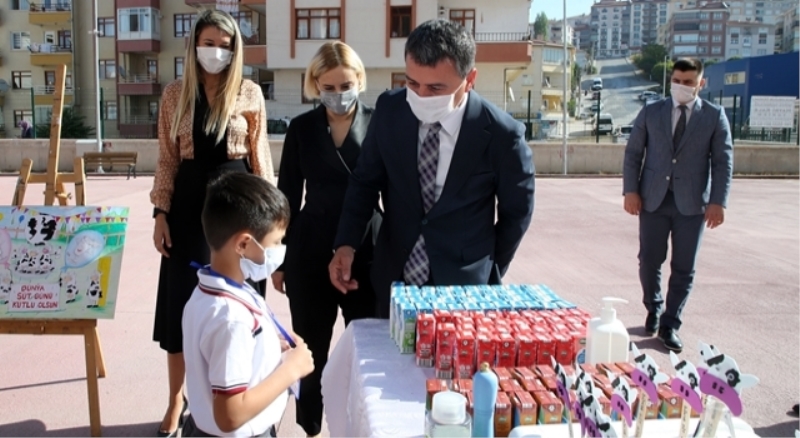 Belediye Başkanı Şimşek’ten süt sürprizi
