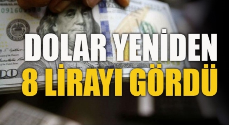 Dolar yeniden 8 lirayı gördü!