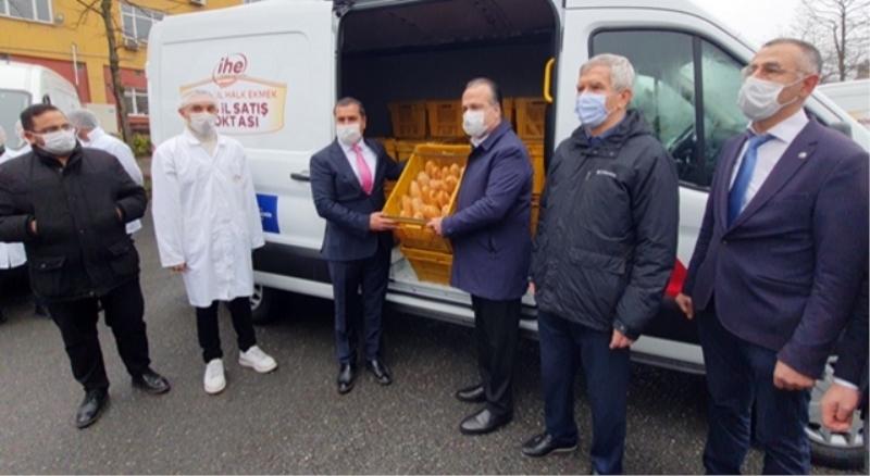 Yoksul bölgelere mobil Halk Ekmek büfesi