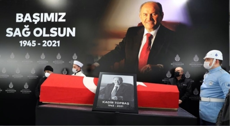 Kadir Topbaş için İBB Saraçhane de tören düzenlendi