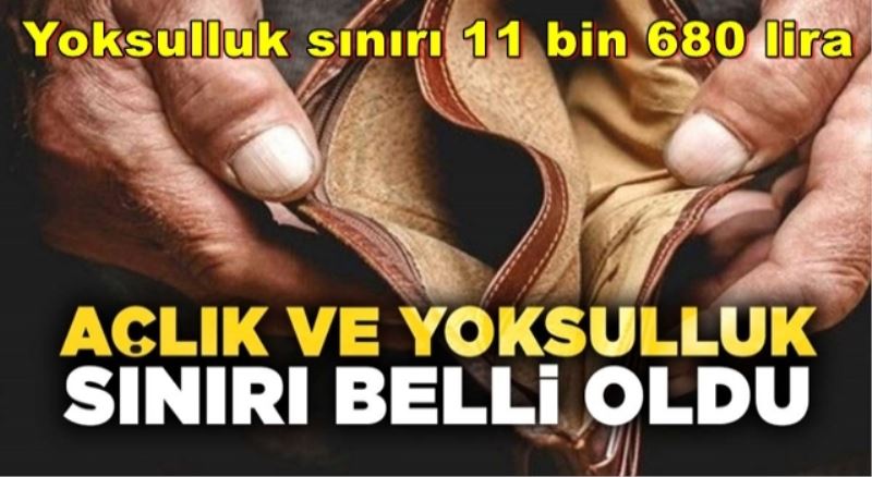 Açlık sınırı 3 bin 414 liraya çıktı