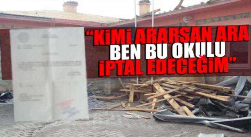 Alevi köyüne okul yaptırmam iddiası