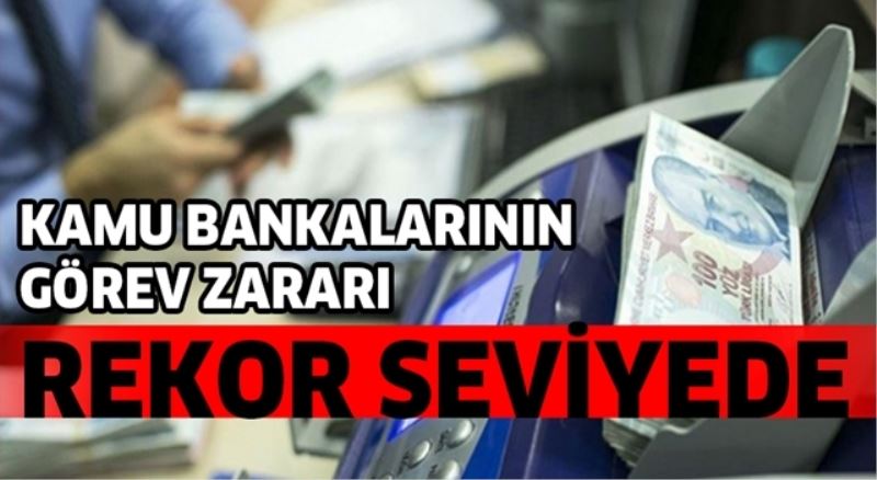 Kamu bankalarında büyük zarar