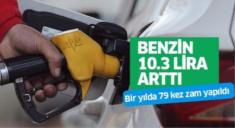Akaryakıta bir yılda 79 kez zam