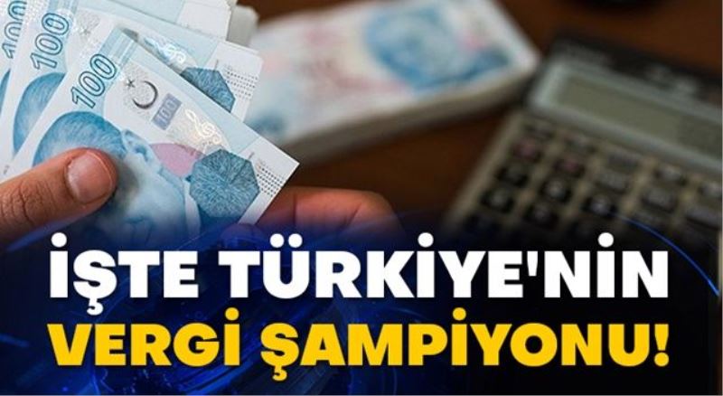 Sıradan vatandaş vergi şampiyonu oldu