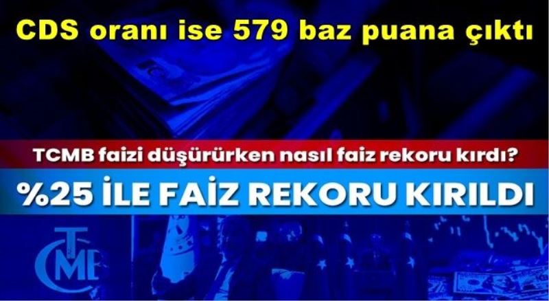 Tahvil faizi yüzde 25