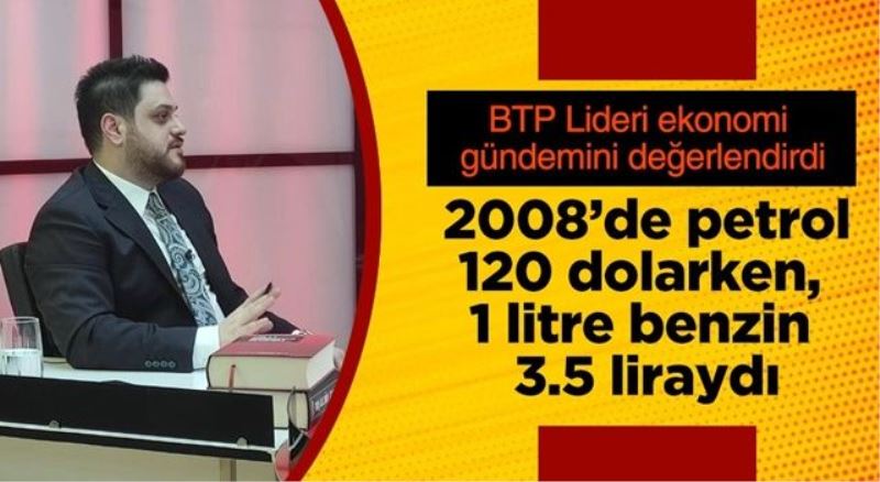 Petrol 120 dolarken 1 litre benzin 3.5 liraydı