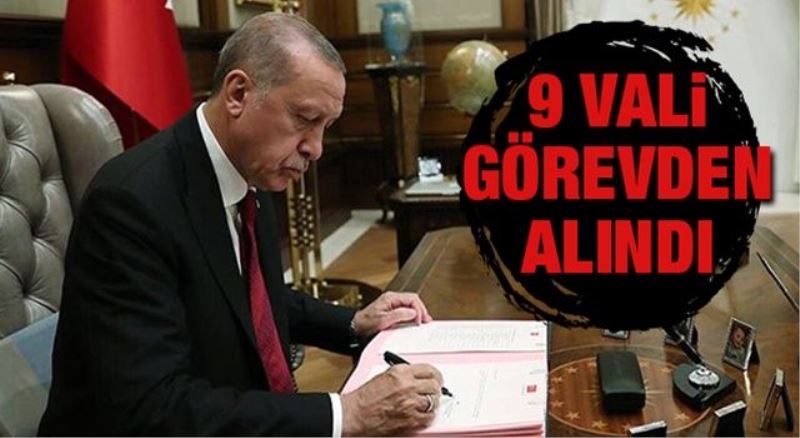 20 valinin görev yeri değişti
