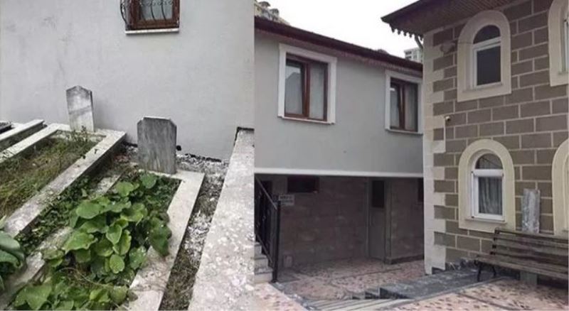 İmam için mezarların dibine ev yaptılar