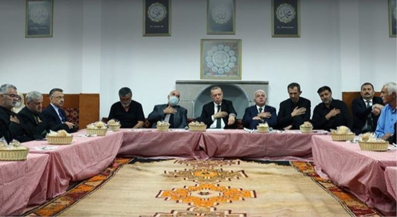 Erdoğan muharrem ayı iftarına katıldı