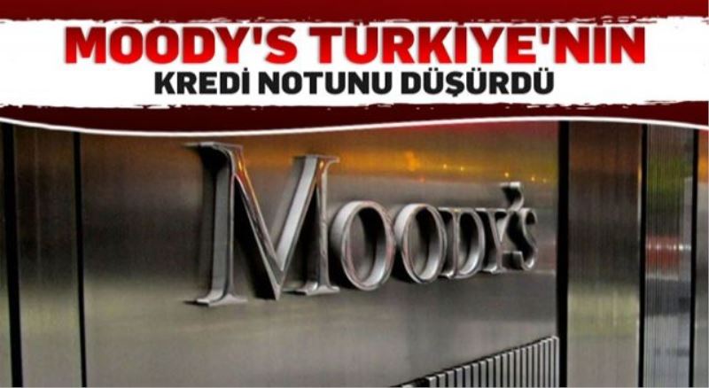 Moody’s Türkiye’nin notunu düşürdü