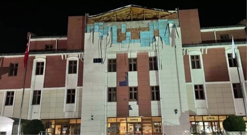 Düzce adliyesin de büyük hasar