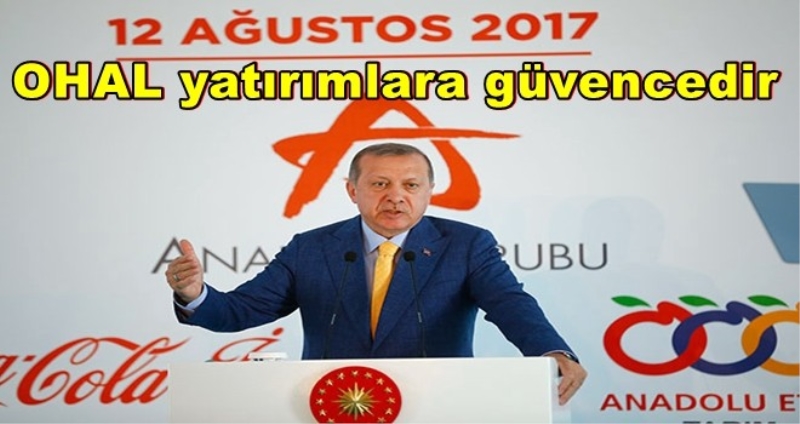 Erdoğan: OHAL yatırımlara güvencedir