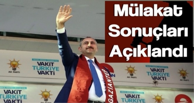 Hakim ve savcı adayları mülakat sonuçları