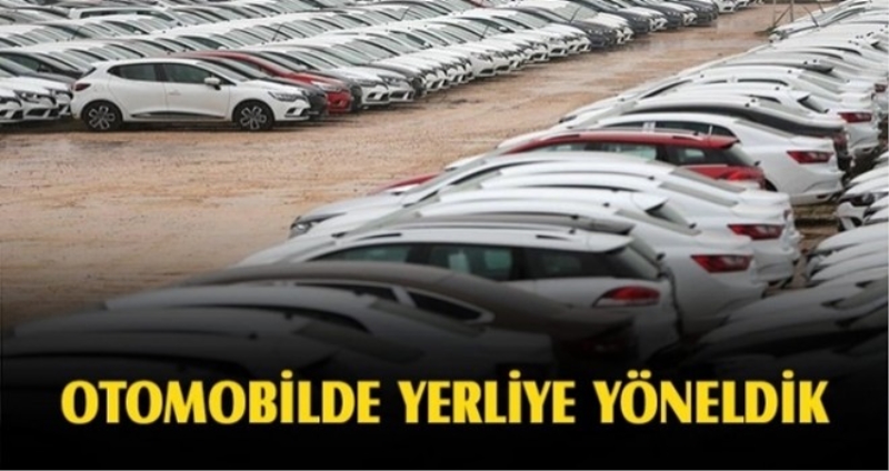 Otomobilde yerli payı yüzde yüzde 33,2