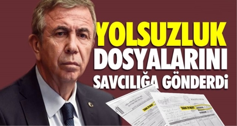 Yolsuzluk dosyasını savcılığa gönderdi
