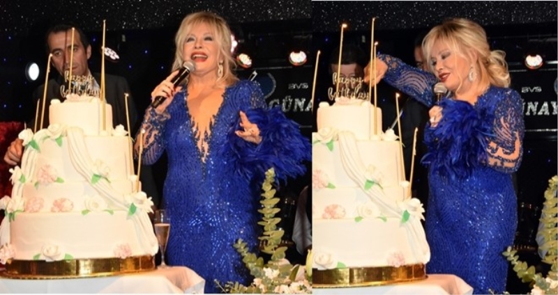 Mavi boncuk 73 yaşına sahnede girdi