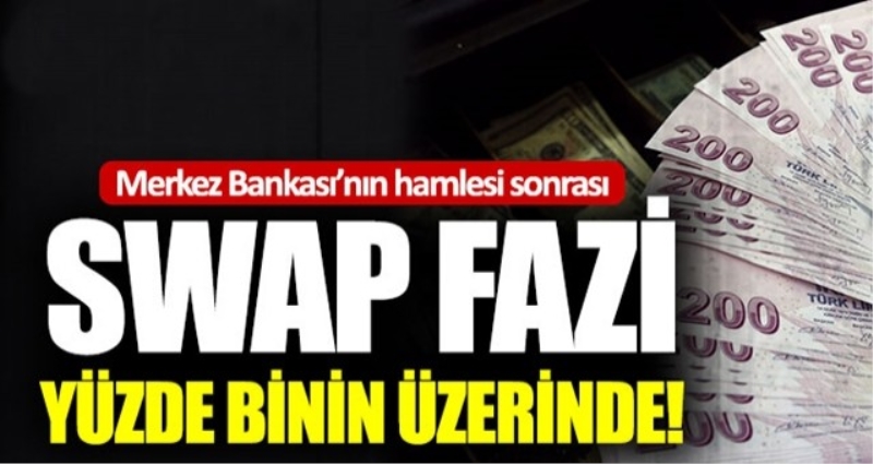 Swap faizi yüzde binin üzerinde