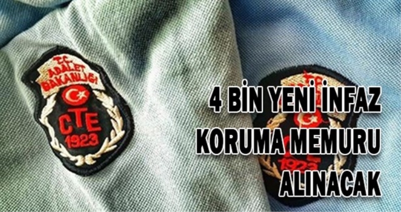 Adalet Bakanlığı 4 bin infaz koruma memuru alacak